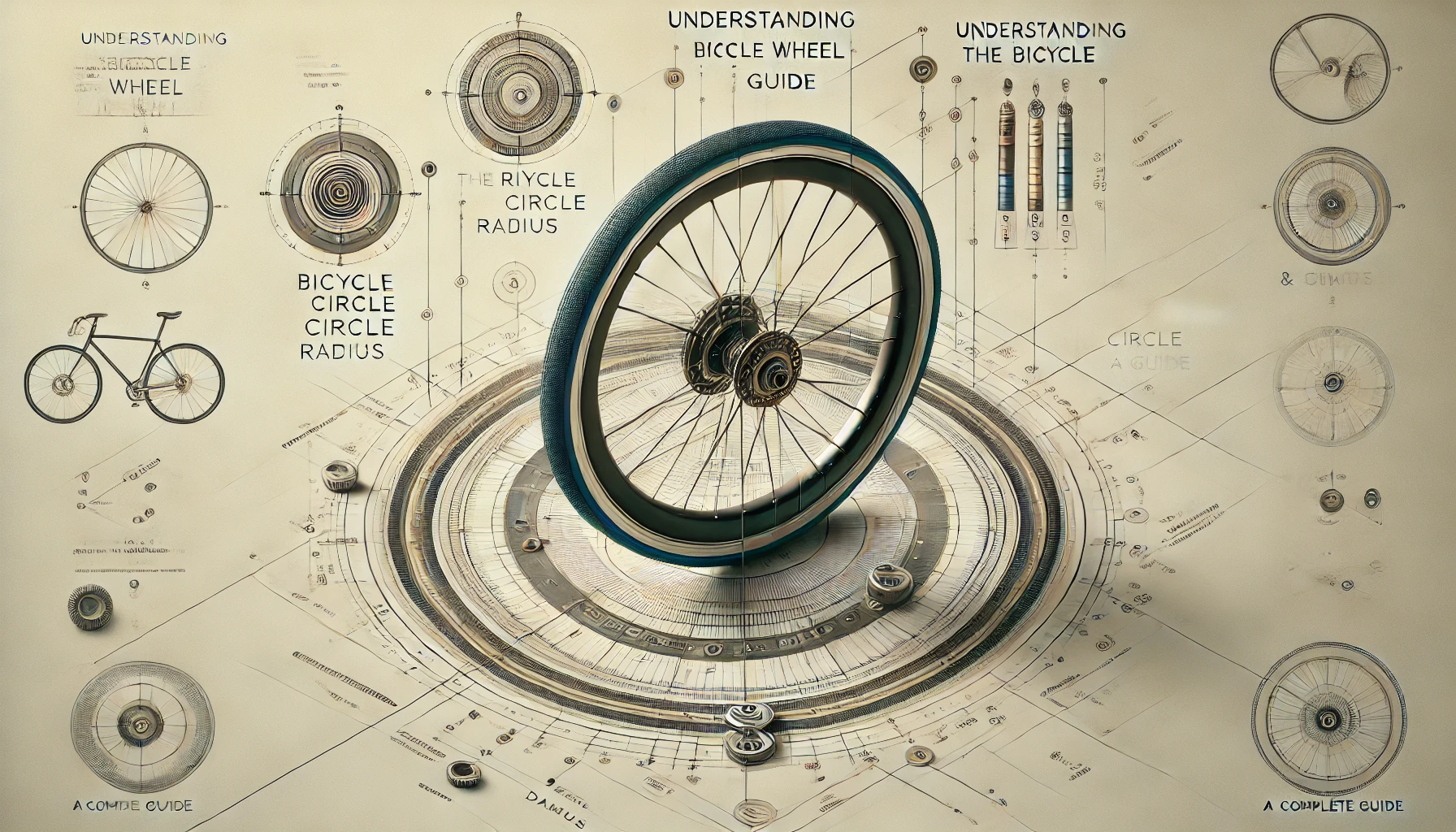 bicycle wheel circle radius