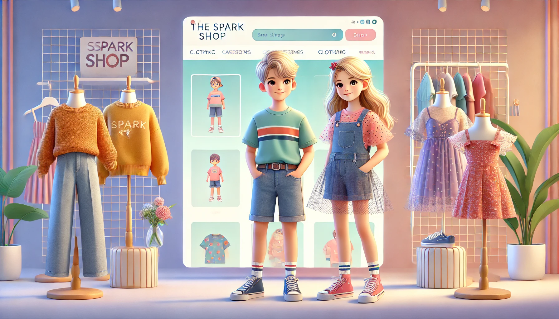 thespark shop boy & girl clothes online