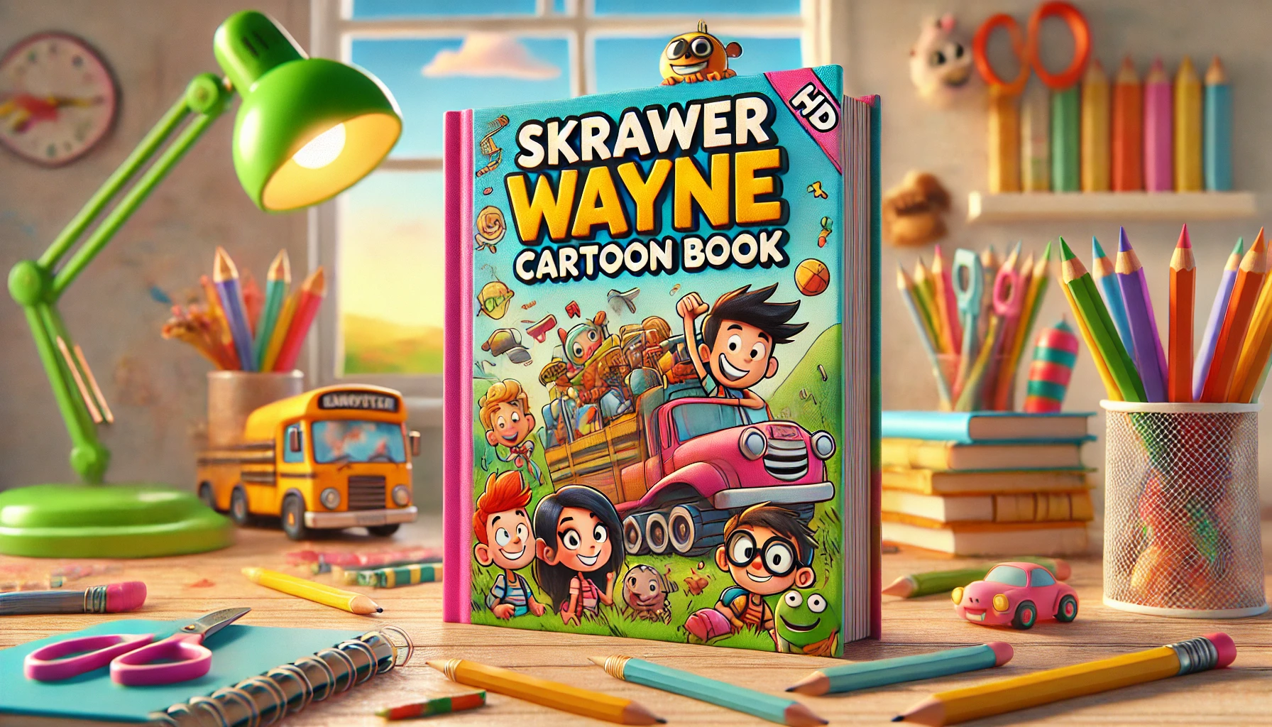 skrawer wayne cartoon book